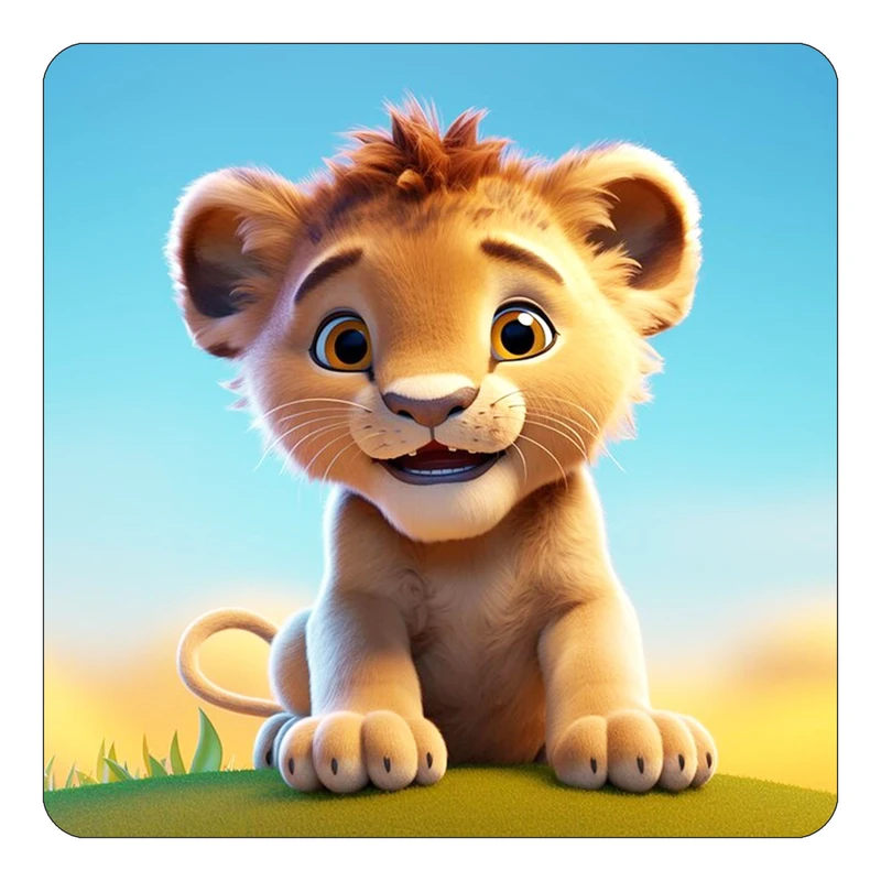 مگنت کاکتی طرح حیوانات کارتونی مدل mp27313