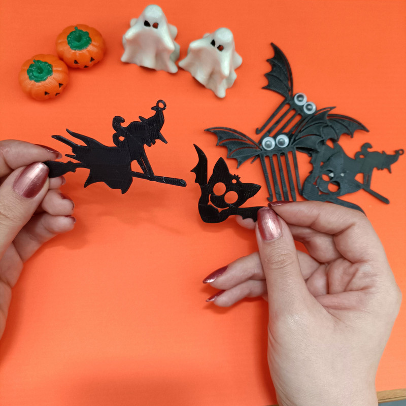 دکوری مدل تزیینات هالوین Halloween مجموعه 10 عددی