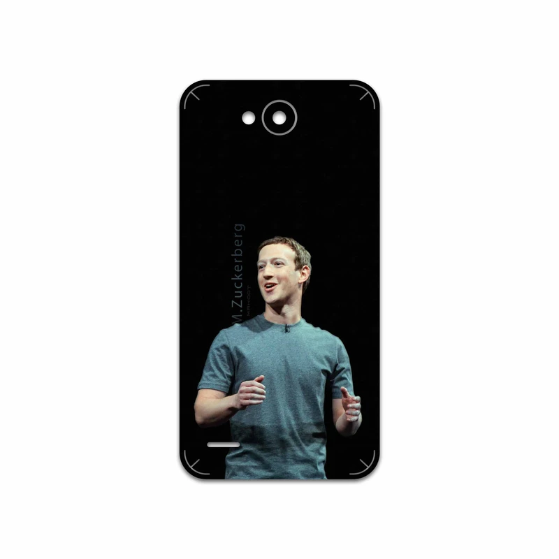 برچسب پوششی ماهوت مدل Mark Zuckerberg مناسب برای گوشی موبایل ال جی X Power 2