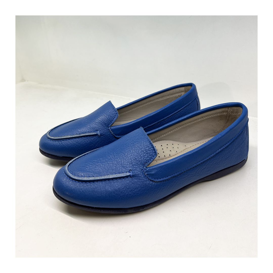 کفش زنانه سرزمین چرم مدل 1514 رنگ آبی -  - 3