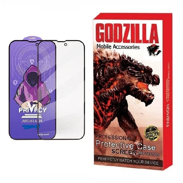 محافظ صفحه نمایش گودزیلا مدل privacy Mietubl مناسب برای گوشی موبایل اپل iPhone 16 Pro Max