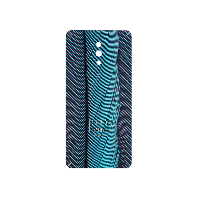 برچسب پوششی ماهوت مدل Turquoise feathers مناسب برای گوشی موبایل اپو RENO 10X