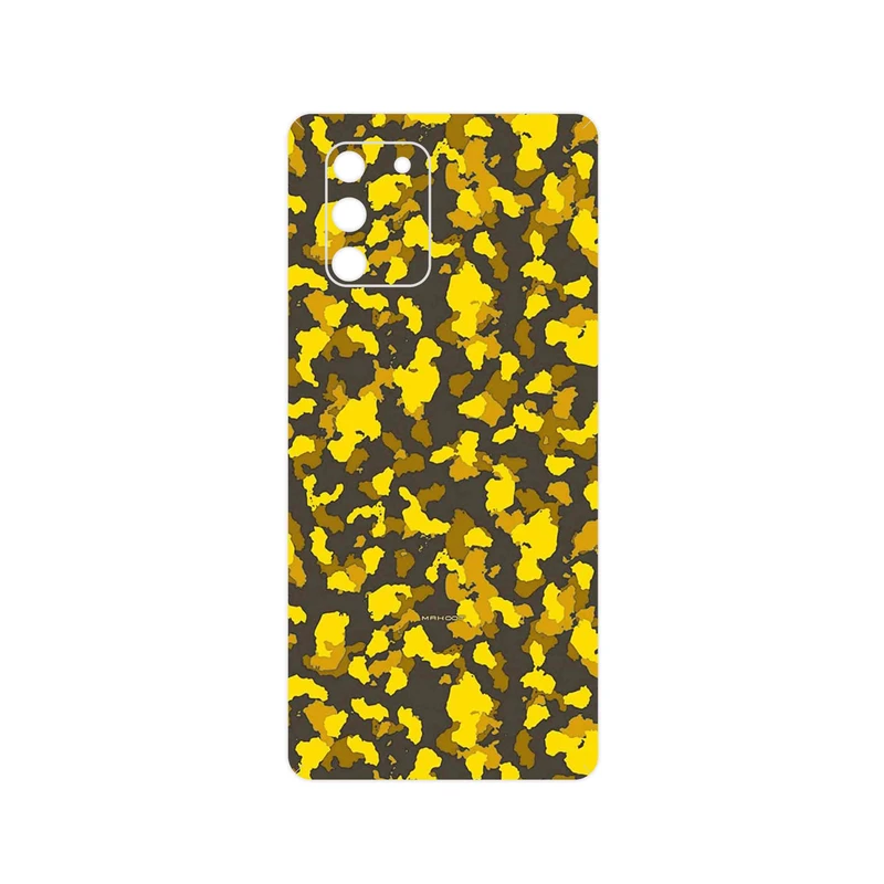 برچسب پوششی ماهوت مدل Yellow Infantry Army مناسب برای گوشی موبایل سامسونگ Galaxy S10 Lite