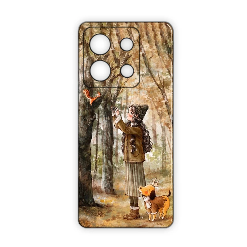 کاور مدل دخترانه کد 293 مناسب برای گوشی موبایل شیائومی Redmi Note 13 Pro 4G / Poco M6 Pro 4G