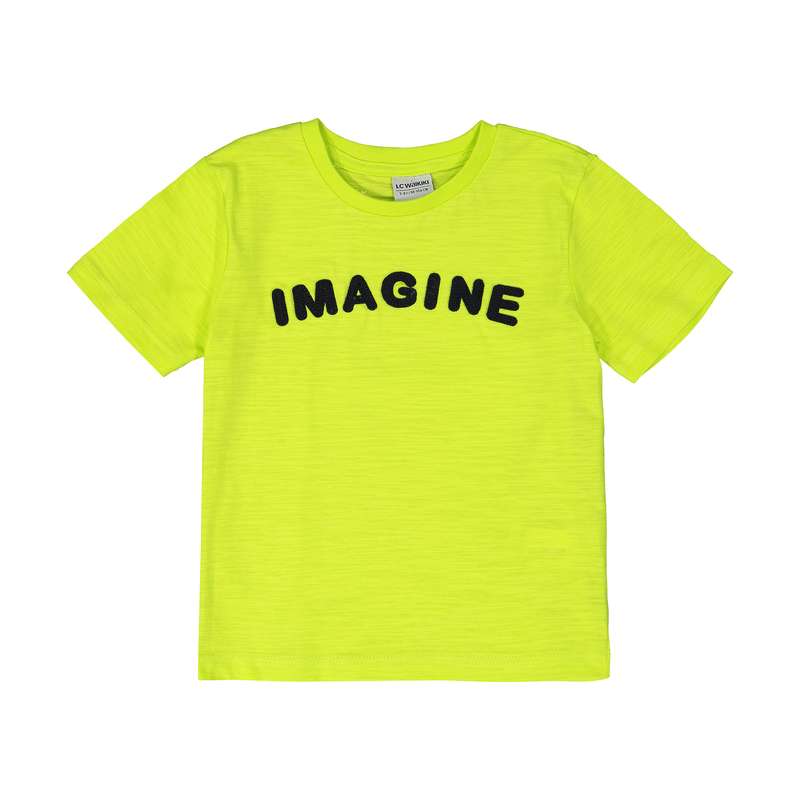 تی شرت پسرانه ال سی وایکیکی مدل S217955Z4-JT0-LEMONGREEN