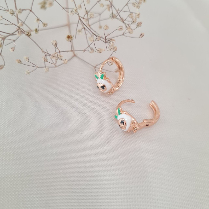 گوشواره دخترانه ژوپینگ مدل خرگوش گوشواره دخترانه ژوپینگ مدل خرگوش