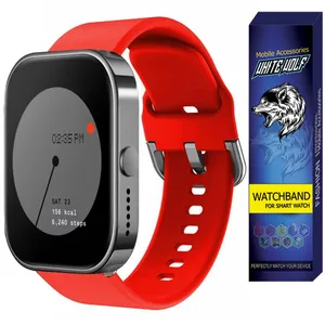 بند وایت ولف مدل WB-SIL-SQ مناسب برای ساعت هوشمند ناتینگ CMF Watch Pro / 22mm