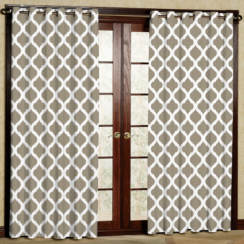 پرده مدل زیگزاگ مخمل پانچی کد 1270 سایز 200x140 سانتی متر