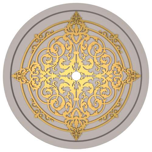 گل سقفی طرح نور مخفی کد DL 21N
