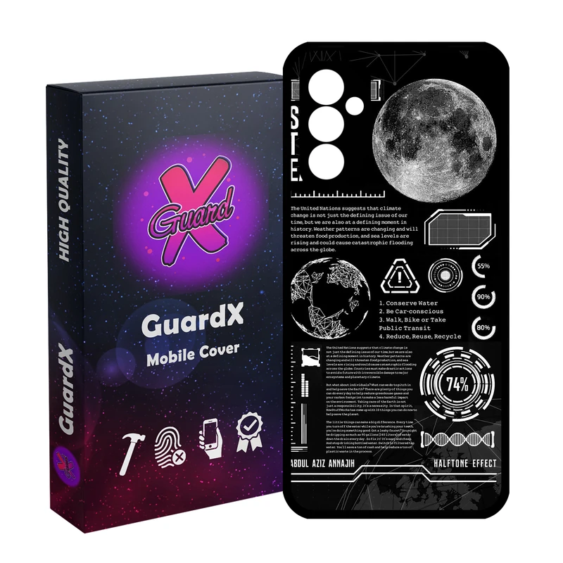 کاور گارد ایکس طرح فضا مدل Glass10836 مناسب برای گوشی موبایل سامسونگ Galaxy A54 / A54 5G