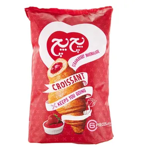 کروسان توت فرنگی پچ پچ مقدار 60 گرم بسته 6 عددی