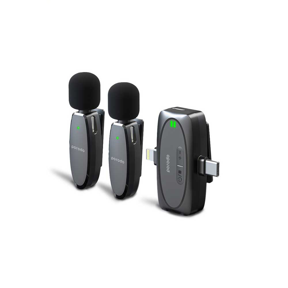 میکروفون بیسیم پرودو مدل Lavalier charging case