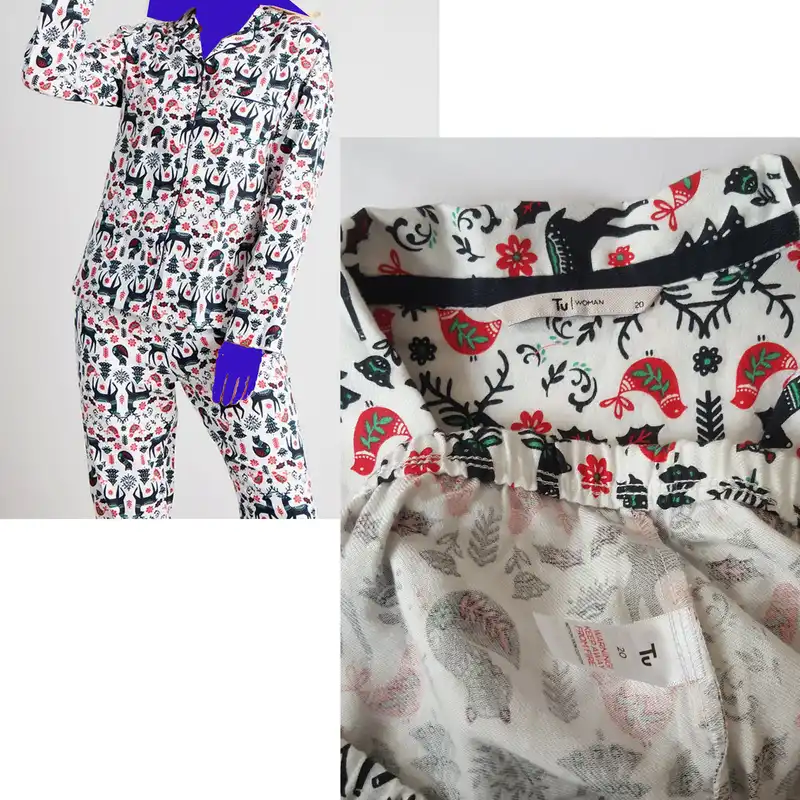 ست شومیز و شلوار زنانه تی یو مدل zoo