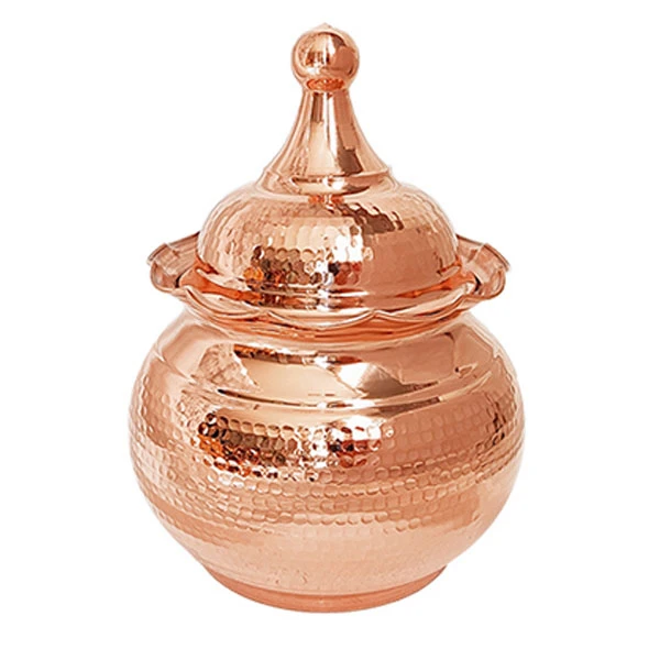 شکلات خوری مسی مدل لاله کد ZH283.1