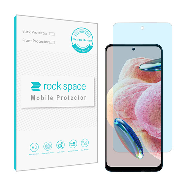 محافظ صفحه نمایش ضد اشعه آبی راک اسپیس مدل HyBLU مناسب برای گوشی موبایل شیائومی Redmi Note 12 4G