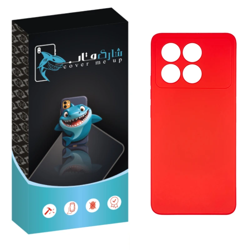 کاور شارک قاب مدل SILIK مناسب برای گوشی موبایل شیائومی Poco X6 Pro