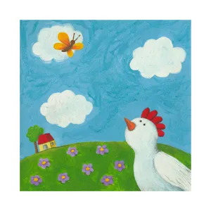 زیربشقابی مدل خروس کد A180