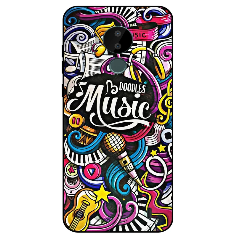 کاور مگافون طرح موزیک مدل 8241 مناسب برای گوشی موبایل نوکیا C30     