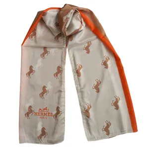 شال زنانه هرمس مدل ابریشم مجلسی مهمانی اسب دار بهاره 