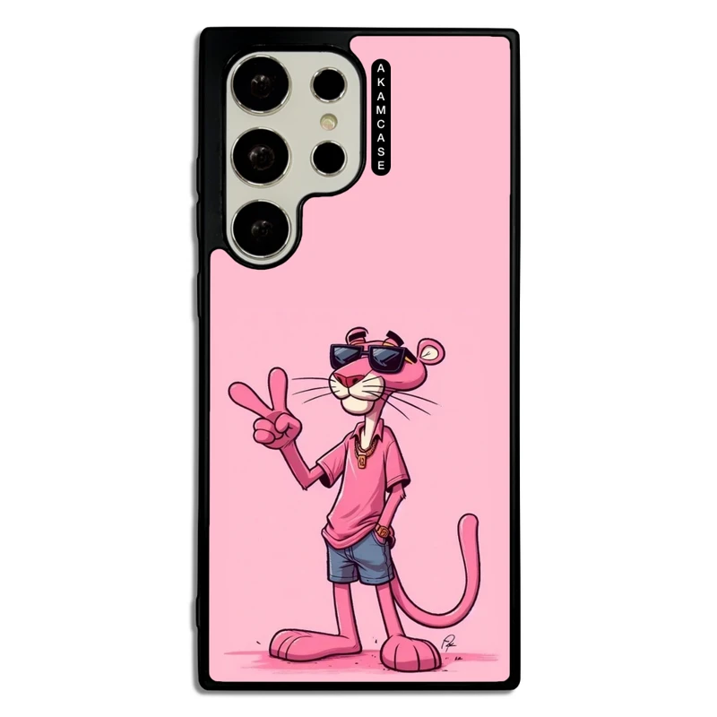 کاور آکام مدل AMC-WSGS23U-PINK PANTHER10 مناسب برای گوشی موبایل سامسونگ Galaxy S23 Ultra