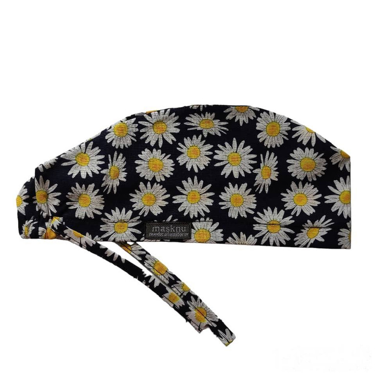 کلاه پزشکی طرح بابونه کد 002