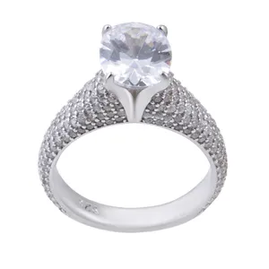    انگشتر نقره زنانه بازرگانی میلادی کد AWR-258