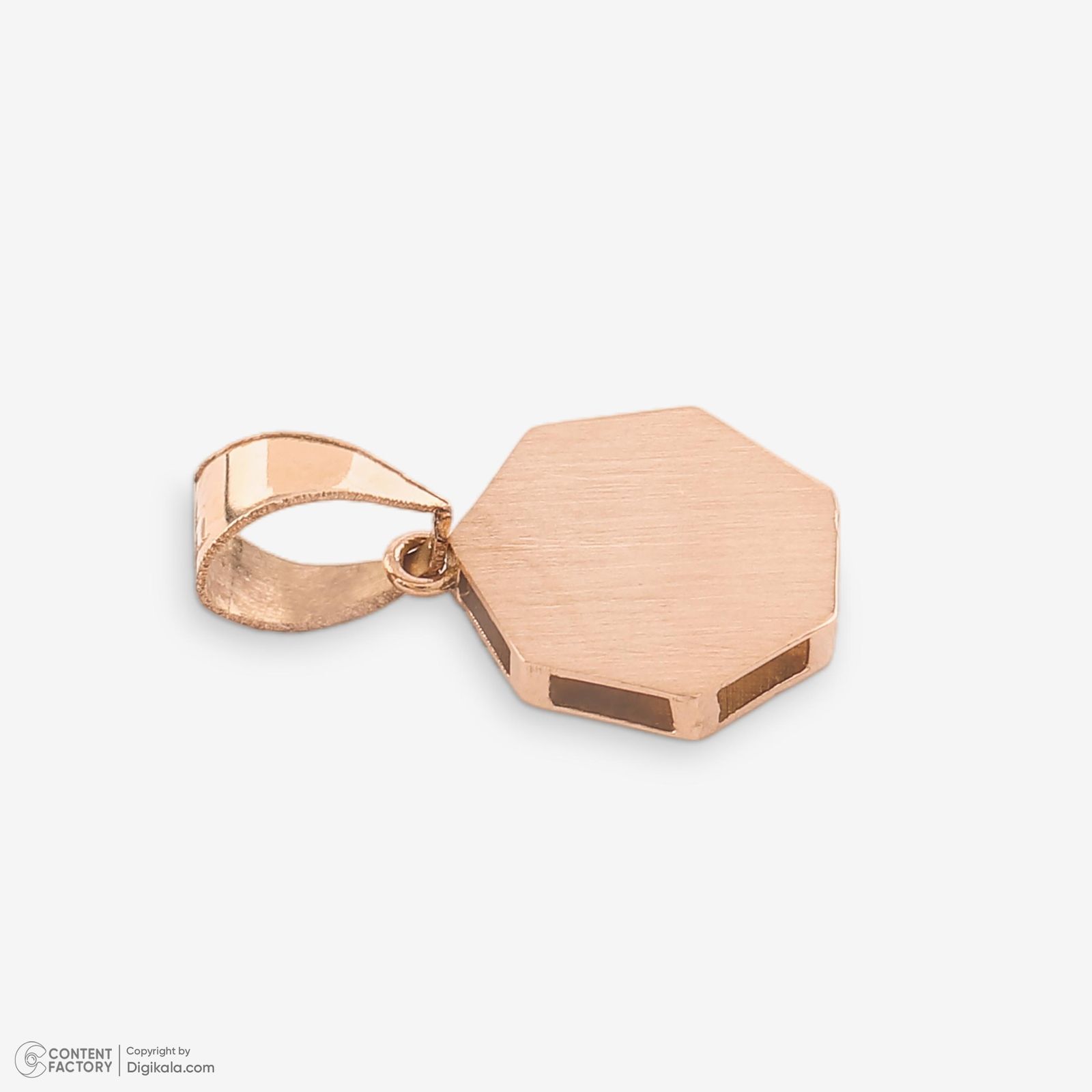 نیم ست طلا 18 عیار زنانه حافا گلد مدل شش ضلعی کد nim02 -  - 9