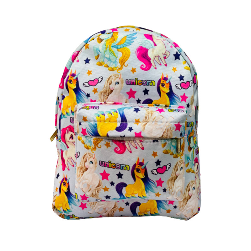 کوله پشتی دخترانه مدل اسب تک شاخ KJ5900
