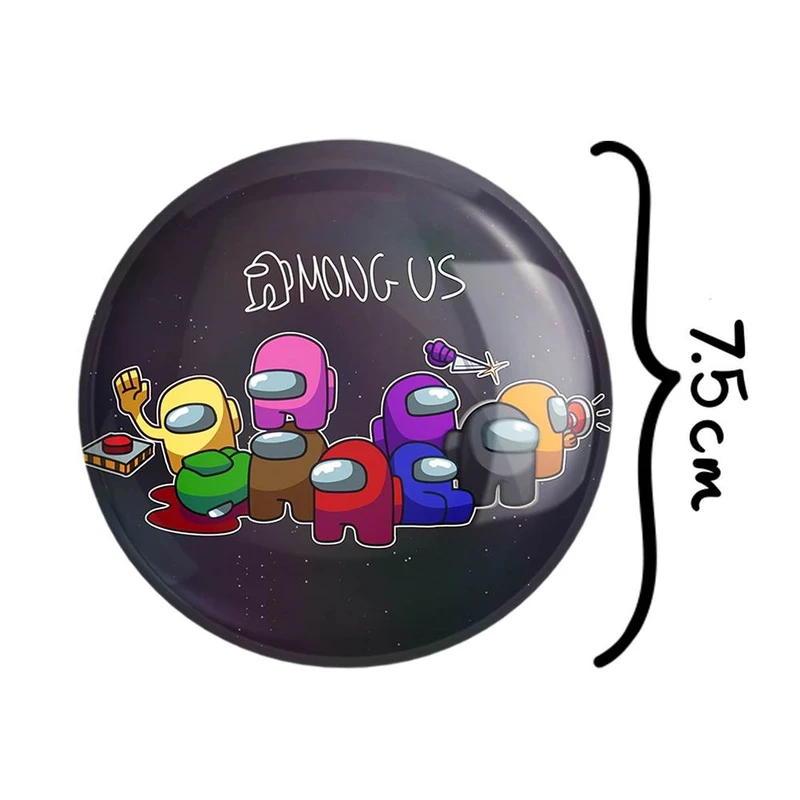 آینه جیبی خندالو مدل امانگ آس Among Us  کد 10311