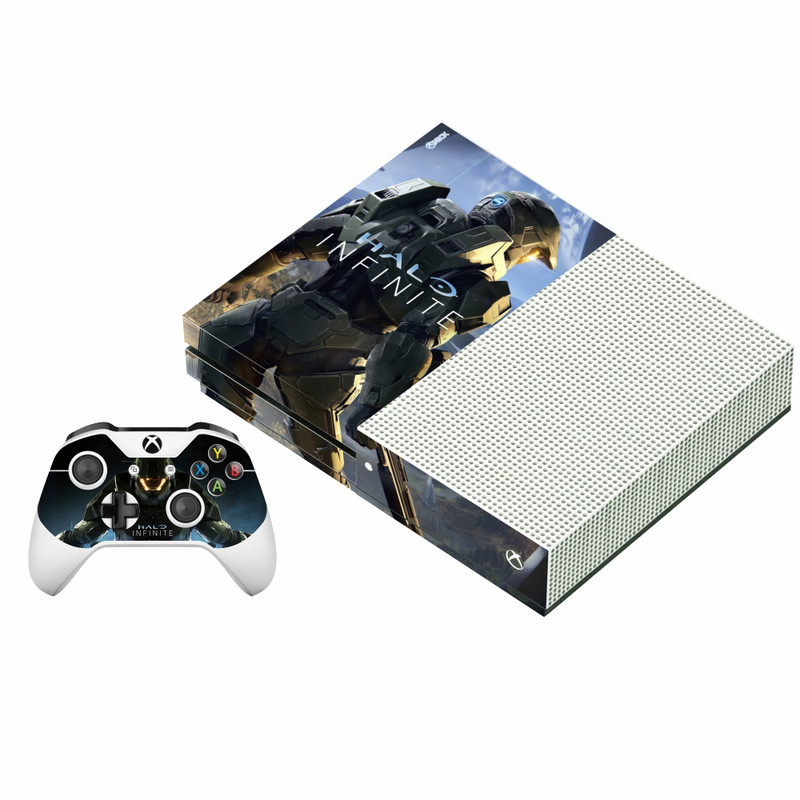 برچسب ایکس باکس وان اس پلی اینفینی مدل Halo Infinite به همراه برچسب دسته