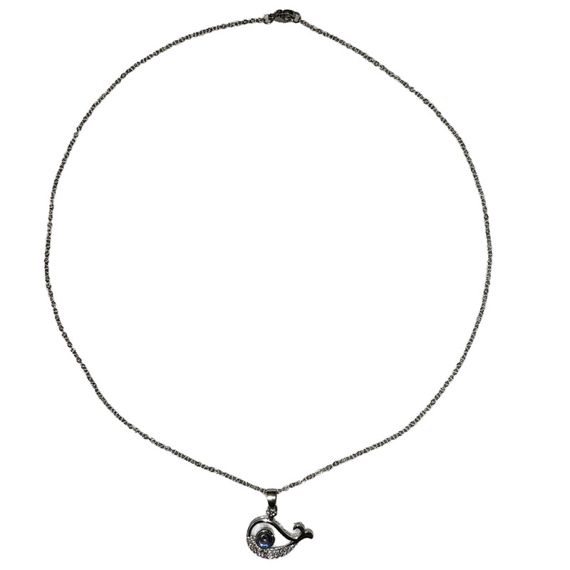 گردنبند دخترانه مدل نهنگ