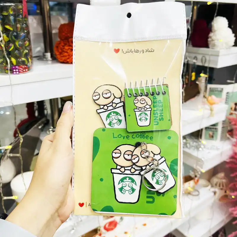 بسته لوازم تحریر مدل گوسفند مجموعه 4 عددی