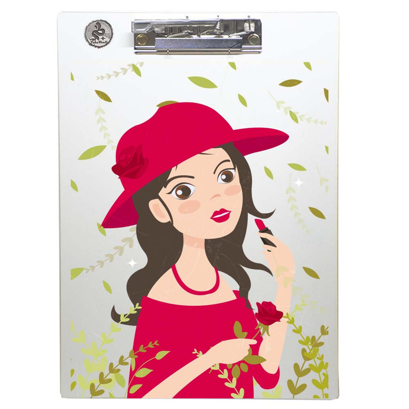 تخته شاسی طه چوب  مدل Girl07 سایز A4