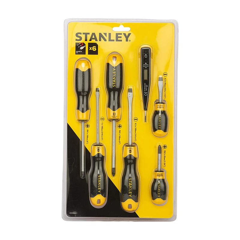 پیچ گوشتی استنلی مدل 0-65-009 بسته 7 عددی