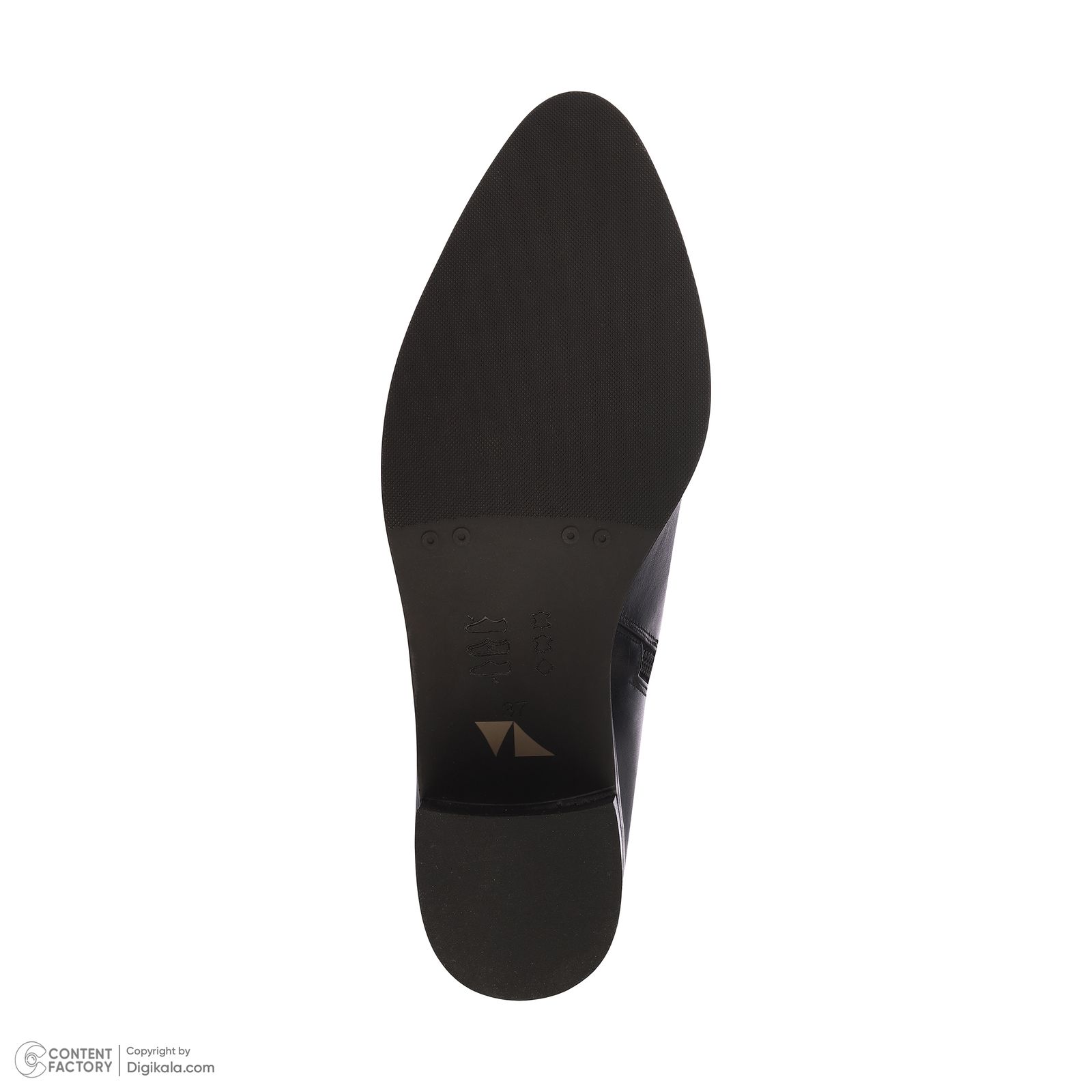 بوت پاشنه دار زنانه چرم مشهد مدل J2796-001-37 -  - 6