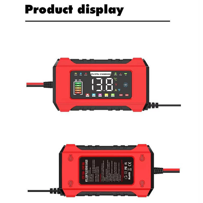 عکس شماره 17 : شارژر باتری خودرو مدل rj-c121501a-red