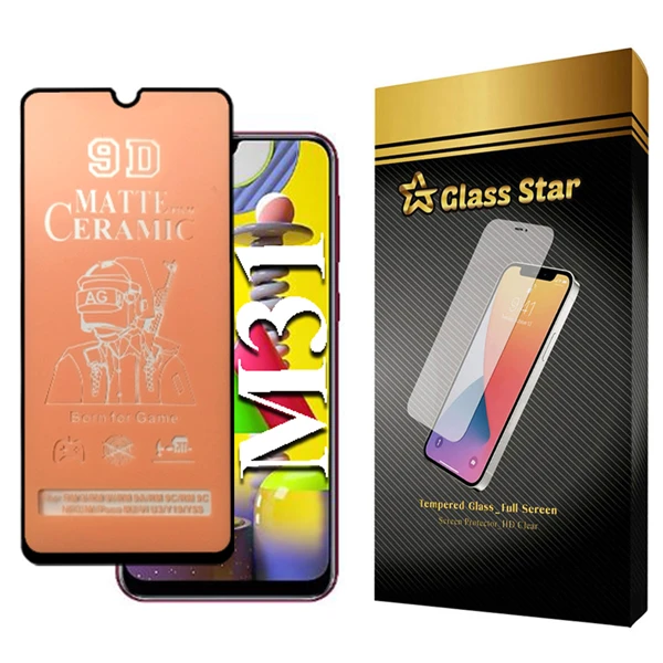  محافظ صفحه نمایش سرامیکی مات گلس استار مدل CAGA مناسب برای گوشی موبایل سامسونگ Galaxy M31 