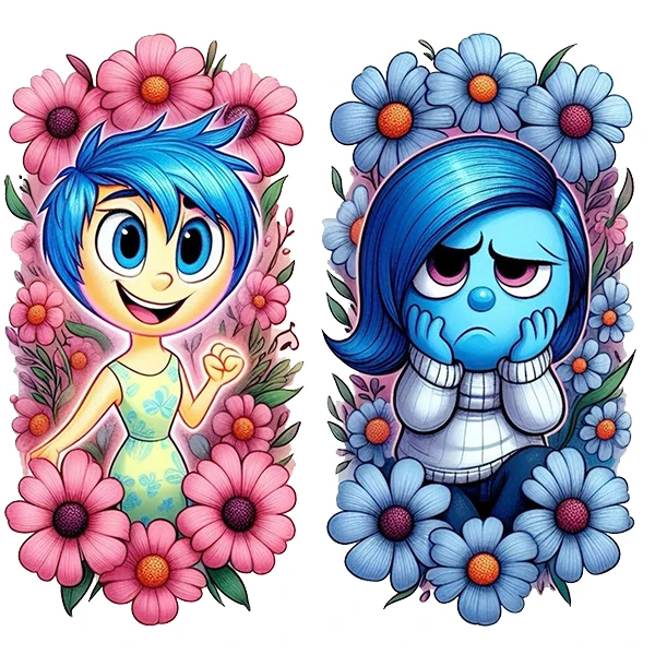 استیکر پارچه و لباس پاد آفرین طرح کارتونی کد 2727