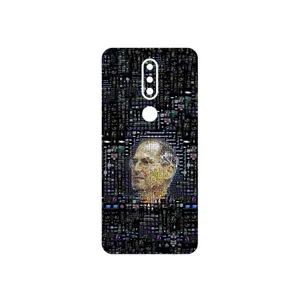 MAHOOT Collage of Steve Jobs 2 Cover Sticker for Nokia 7.1