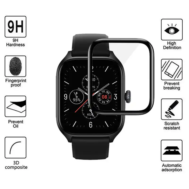 محافظ صفحه نمایش گودزیلا مدل G-PMMA مناسب برای ساعت هوشمند امیزفیت GTS بسته 2 عددی