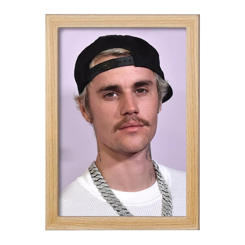 تابلو خندالو مدل جاستین بیبر Justin Bieber  کد 2698