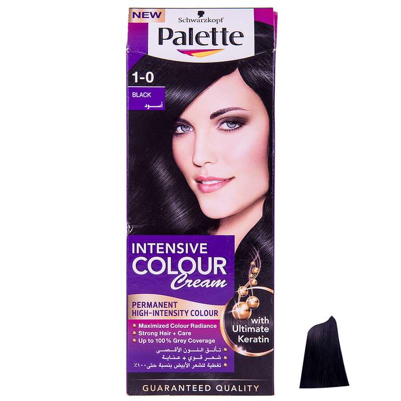 کیت رنگ مو پلت سری Intensive Colour Cream مدل Black شماره 0-1 کیت رنگ مو پلت سری Intensive Colour Cream مدل Black شماره 0-1
