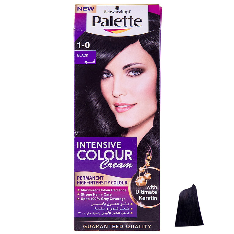 کیت رنگ مو پلت سری Intensive Colour Cream مدل Black شماره 0-1 کیت رنگ مو پلت سری Intensive Colour Cream مدل Black شماره 0-1