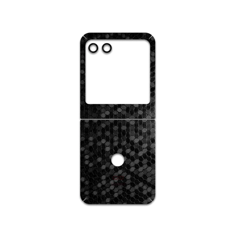 برچسب پوششی ماهوت مدل Honey-Comb-Circle مناسب برای گوشی موبایل موتورولا Razr 40 Ultra