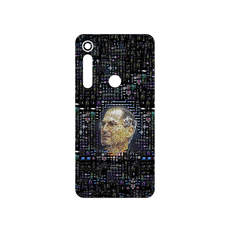 برچسب پوششی ماهوت مدل Collage of Steve Jobs 2 مناسب برای گوشی موبایل موتورولا One Macro