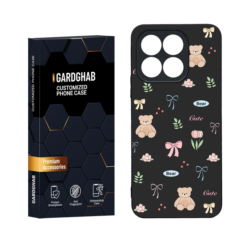 کاور گارد قاب مدل دور ژله ای فانتزی مناسب برای گوشی موبایل آنر Honor X8b 4G
