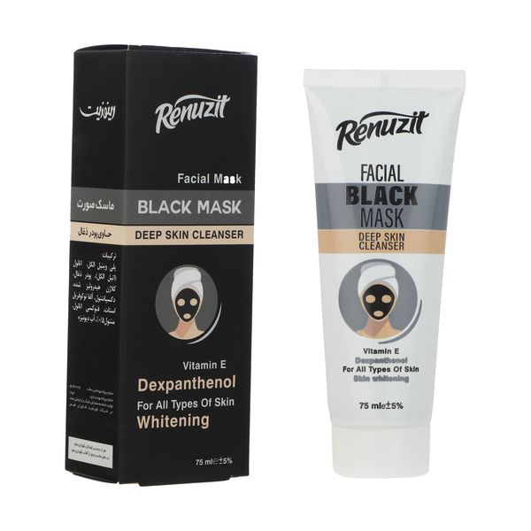 تجریه خرید ماسک صورت رینوزیت مدل Black Deep حجم 75 میلی لیتر