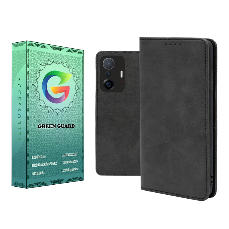    کیف کلاسوری گرین گارد طرح چرمی مدل Bitta مناسب برای گوشی موبایل شیائومی Mi 11T / 11T Pro