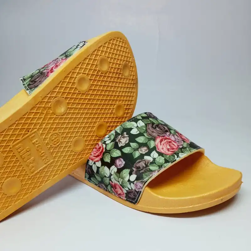 دمپایی زنانه نیکتا مدل 013 گل رز HD-bk