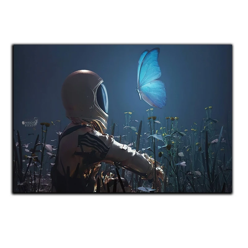 تابلو شاسی بکلیت طرح گرافیکی فضانورد مدل SH-S5444